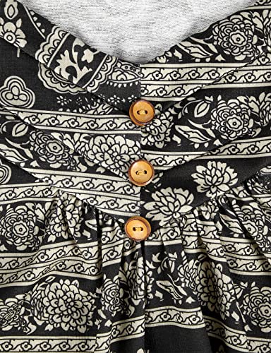 Viracy Women's Summer Button V Neck Pleated Spaghetti Strap Camisole Tank Tops (M-3XL) - color: B-paisley1, size: Large