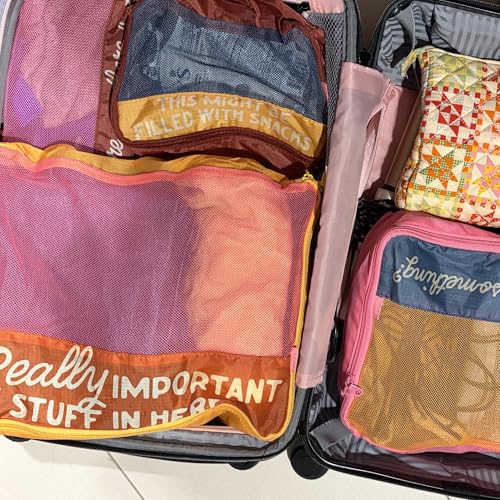ban.do Packing Cube Set of 4, Really Important Stuff - color: Really Important Stuff