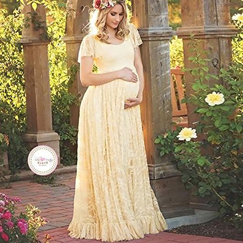 IWEMEK womens Ball Gown - color: Yellow, size: Medium