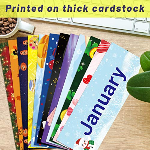 Fancy Land 12 Months of The Year Headers Bulletin Board Set Cutouts Posters