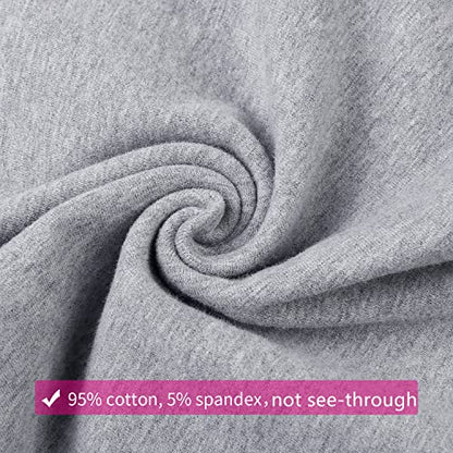 Joyaria Cotton Maternity Leggings Over-the-Belly,Maternity Clothes - color: Grey, size: Medium