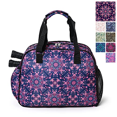 Boulder Bee Pickleball Tote Bag for Women with Paddle Holder - color: Baroque