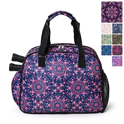 Boulder Bee Pickleball Tote Bag for Women with Paddle Holder - color: Baroque