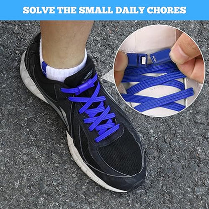 Neo-wows No Tie Shoelaces Elastic Laces for Kids Adults Athletic Sneakers - color: Pink