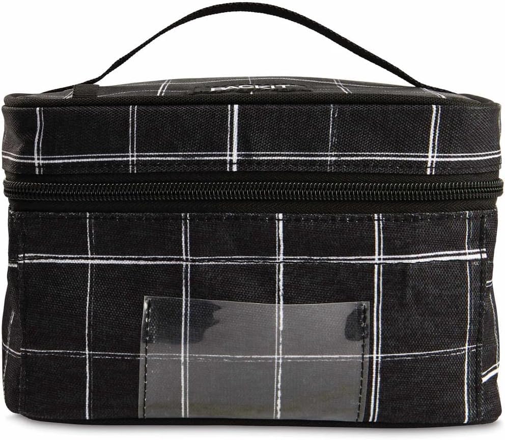 PackIt Freezable Breastmilk Cooler & Formula Cooler, Black Grid - color: Black Grid