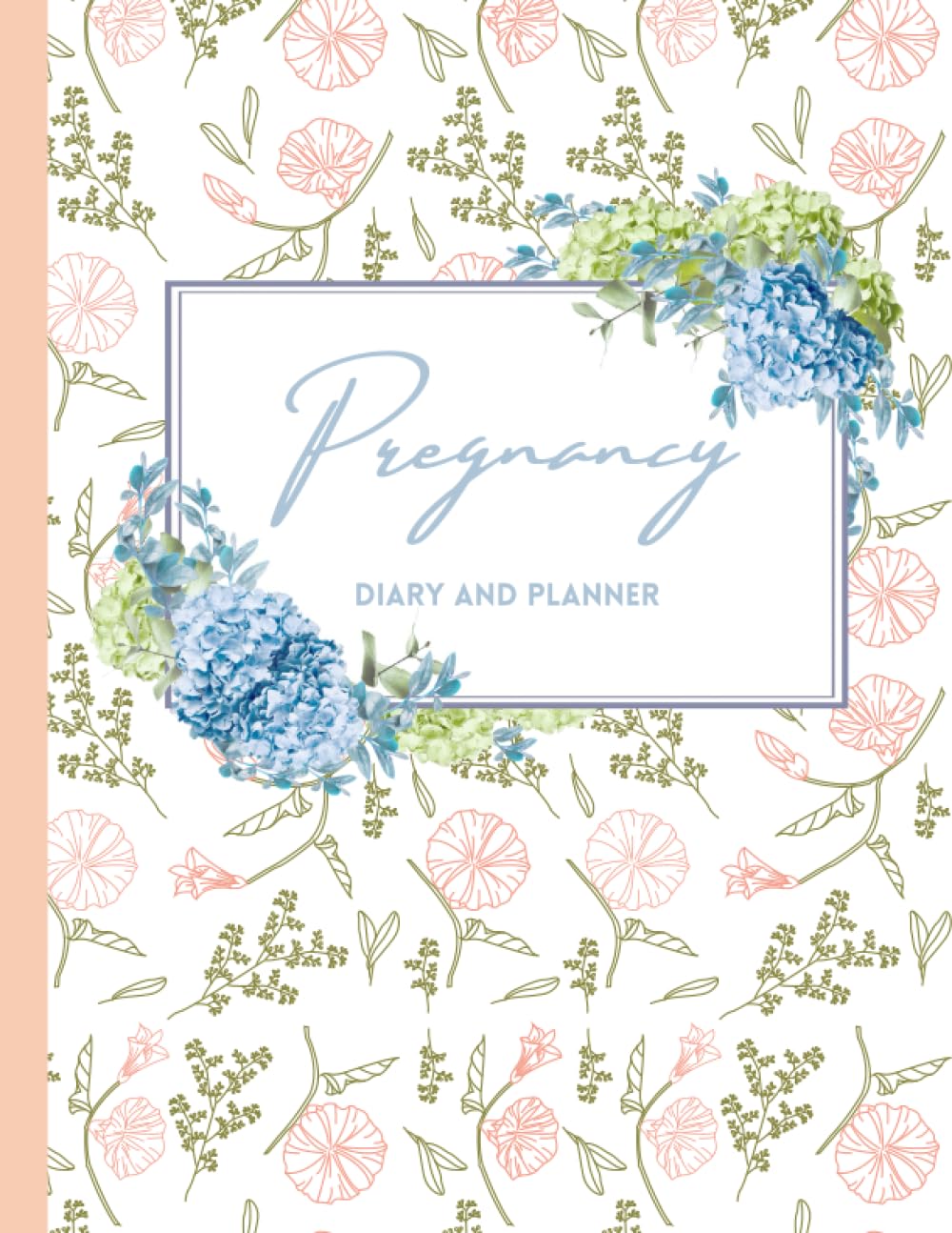 Pregnancy Diary and Planner: Journal, Organizer and Maternity Keepsake Notebook | Writing Pages Plus Facts and Baby Size for Week, Photo Spaces